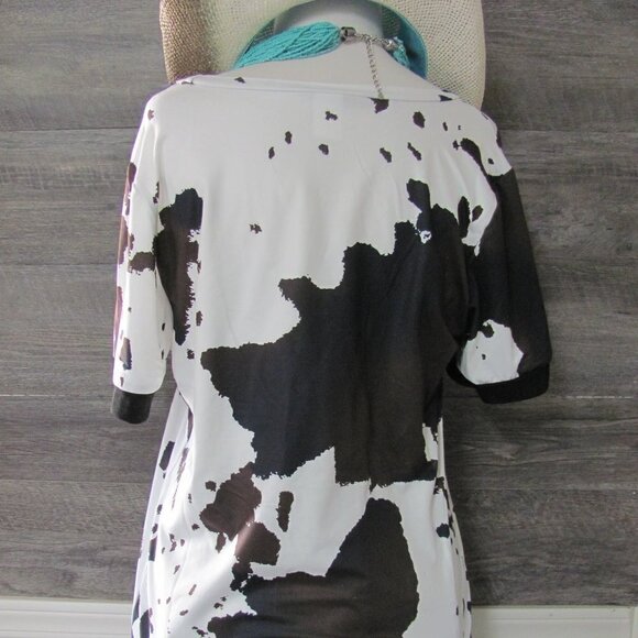 THE SEQUOYAH LADIES COWPRINT/SEQUINED T SHIRT - Picture 6 of 8
